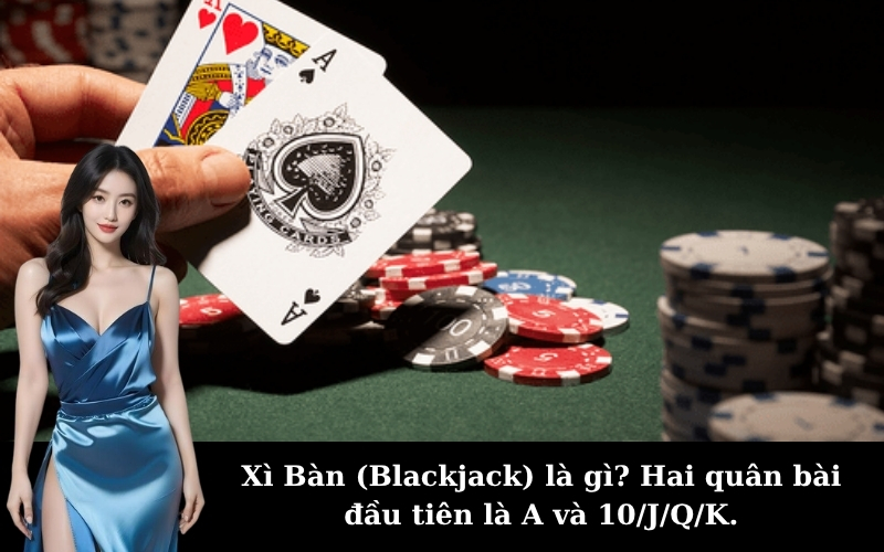 Blackjack là gì? Hai lá bài đầu tiên là Át và 10/J/Q/K. - Bài học chơi bi-a | Kiến thức chơi bi-a cho người mới bắt đầu
